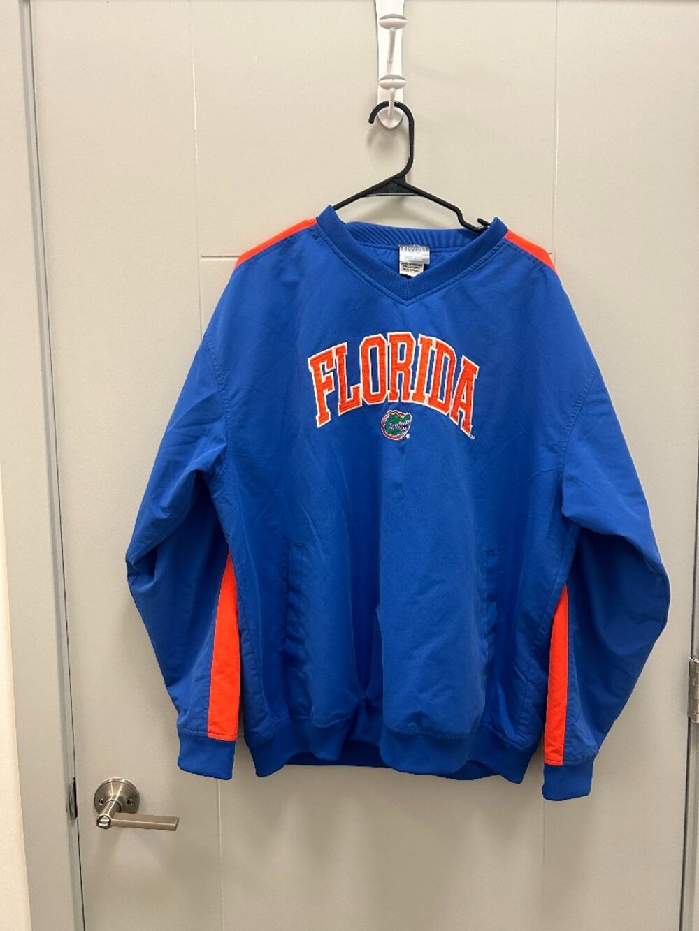 UF Florida Gators Knights Apparel Windbreaker Pullover Jacket Men's L Blue NCAA